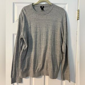 H&M Light Gray Crewneck Men’s Sweater